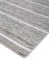 abrash grey and black wool flat weaves Rug - FoldShot