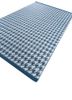 alhambra blue wool flat weaves Rug - FoldShot