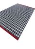 alhambra grey and black wool flat weaves Rug - FoldShot alhambra grey and black wool flat weaves Rug - FoldShot