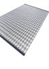 alhambra grey and black wool flat weaves Rug - FoldShot