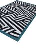 alhambra grey and black wool flat weaves Rug - FoldShot alhambra grey and black wool flat weaves Rug - FoldShot