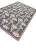 orenda grey and black wool flat weaves Rug - FoldShot orenda grey and black wool flat weaves Rug - FoldShot
