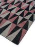 alhambra grey and black wool and viscose flat weaves Rug - FoldShot alhambra grey and black wool and viscose flat weaves Rug - FoldShot