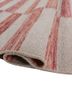 indusbar red and orange wool and viscose flat weaves Rug - FoldShot indusbar red and orange wool and viscose flat weaves Rug - FoldShot
