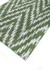 indusbar green wool and viscose flat weaves Rug - FoldShot indusbar green wool and viscose flat weaves Rug - FoldShot