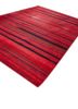 indusbar red and orange wool and viscose flat weaves Rug - FoldShot indusbar red and orange wool and viscose flat weaves Rug - FoldShot