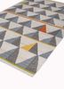 indusbar ivory wool and viscose flat weaves Rug - FoldShot