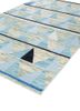 indusbar grey and black wool and viscose flat weaves Rug - FoldShot indusbar grey and black wool and viscose flat weaves Rug - FoldShot