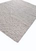 abrash grey and black wool and viscose flat weaves Rug - FoldShot