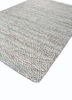 abrash green wool and viscose flat weaves Rug - FoldShot