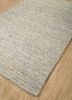 abrash red and orange wool and viscose flat weaves Rug - FoldShot