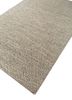 abrash blue wool and viscose flat weaves Rug - FoldShot