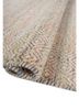 abrash blue wool and viscose flat weaves Rug - FoldShot