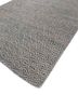 abrash blue wool and viscose flat weaves Rug - FoldShot abrash blue wool and viscose flat weaves Rug - FoldShot