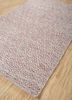 abrash red and orange wool and viscose flat weaves Rug - FoldShot
