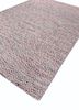 abrash pink and purple wool and viscose flat weaves Rug - FoldShot