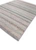 abrash blue wool and viscose flat weaves Rug - FoldShot abrash blue wool and viscose flat weaves Rug - FoldShot