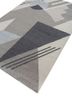 checkers grey and black wool and viscose flat weaves Rug - FoldShot checkers grey and black wool and viscose flat weaves Rug - FoldShot
