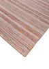 abrash red and orange wool and viscose flat weaves Rug - FoldShot