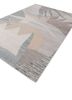 orenda grey and black wool and viscose flat weaves Rug - FoldShot