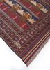 kiaan red and orange wool hand knotted Rug - FoldShot kiaan red and orange wool hand knotted Rug - FoldShot