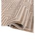 blythe beige and brown acrylic hand knotted Rug - FoldShot