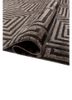 blythe beige and brown acrylic hand knotted Rug - FoldShot