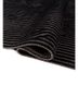 verve grey and black acrylic hand knotted Rug - FoldShot