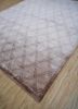 azalea beige and brown bamboo silk hand knotted Rug - FoldShot azalea beige and brown bamboo silk hand knotted Rug - FoldShot