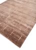 azalea beige and brown bamboo silk hand knotted Rug - FoldShot