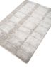 manifest grey and black wool and bamboo silk hand knotted Rug - FoldShot
