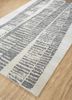 manifest ivory wool and bamboo silk hand knotted Rug - FoldShot