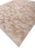 azalea ivory wool and bamboo silk hand knotted Rug - FoldShot