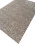 far east beige and brown wool and bamboo silk hand knotted Rug - FoldShot