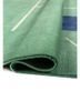 sthir green wool hand knotted Rug - FoldShot sthir green wool hand knotted Rug - FoldShot