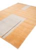 sthir red and orange wool hand knotted Rug - FoldShot sthir red and orange wool hand knotted Rug - FoldShot