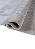 aprezo grey and black nylon hand knotted Rug - FoldShot