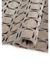 azalea ivory wool and silk hand knotted Rug - FoldShot
