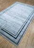 azalea grey and black wool and viscose hand knotted Rug - FoldShot azalea grey and black wool and viscose hand knotted Rug - FoldShot