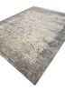 gulmarg grey and black silk hand knotted Rug - FoldShot gulmarg grey and black silk hand knotted Rug - FoldShot