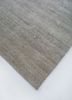 gulmarg grey and black silk hand knotted Rug - FoldShot gulmarg grey and black silk hand knotted Rug - FoldShot