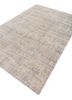 uvenuti ivory wool and bamboo silk hand knotted Rug - FoldShot uvenuti ivory wool and bamboo silk hand knotted Rug - FoldShot