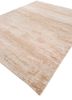 entropy beige and brown wool and bamboo silk hand knotted Rug - FoldShot entropy beige and brown wool and bamboo silk hand knotted Rug - FoldShot