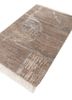 aprezo beige and brown wool and bamboo silk hand knotted Rug - FoldShot