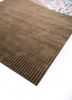 savana beige and brown wool and bamboo silk hand knotted Rug - FoldShot savana beige and brown wool and bamboo silk hand knotted Rug - FoldShot