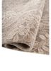 pansy beige and brown wool and bamboo silk hand knotted Rug - FoldShot pansy beige and brown wool and bamboo silk hand knotted Rug - FoldShot