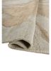 entropy green wool and bamboo silk hand knotted Rug - FoldShot