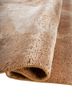 entropy red and orange wool and bamboo silk hand knotted Rug - FoldShot