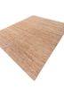 blythe red and orange afghan wool and jute hand knotted Rug - FoldShot