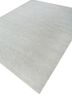 blythe blue afghan wool and jute hand knotted Rug - FoldShot